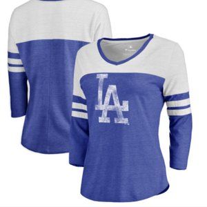 Women's LA Dodgers Baseball T